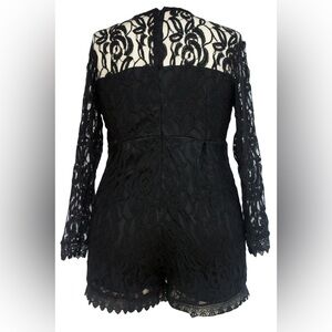 Elegant Black Lace Dress